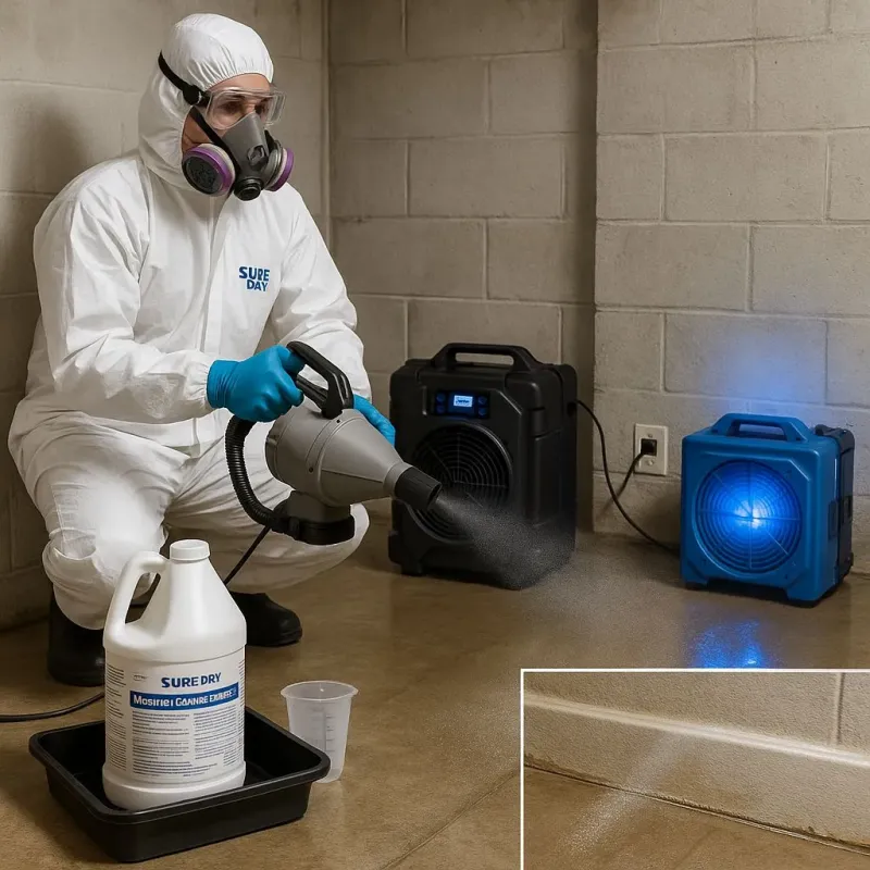 Sanitization and Odor Removal process in Mitchell, IN